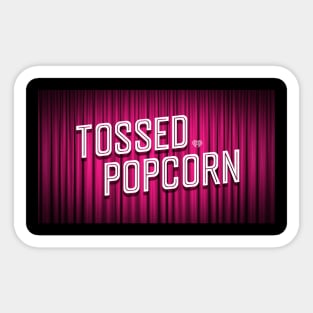 Tossed Popcorn On Stage Sticker